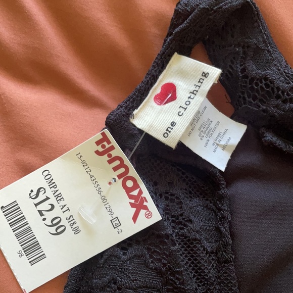 Black Lace High Neck Dress - Picture 5 of 5